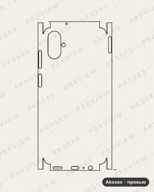 Лекало для Samsung Galaxy F06 5G, All Inclusive, Clear