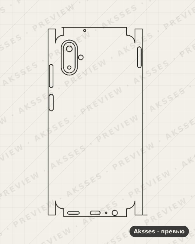 Лекало для Samsung Galaxy F06 5G, All Inclusive