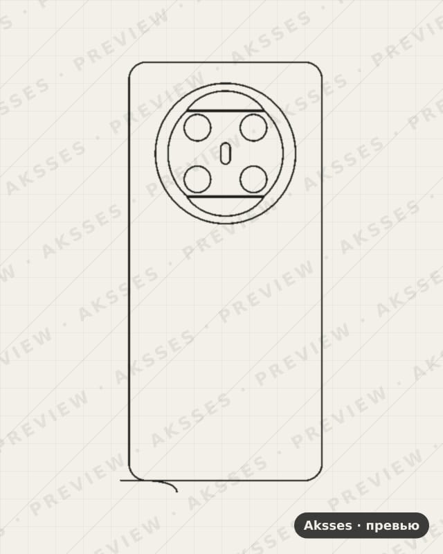 Лекало для Cubot X90, Back