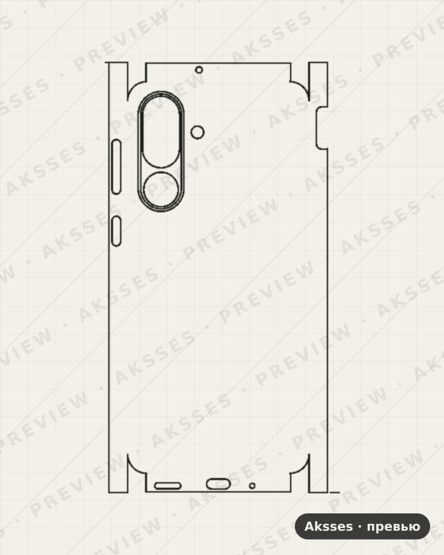 Лекало для Samsung Galaxy F56 5G, All Inclusive
