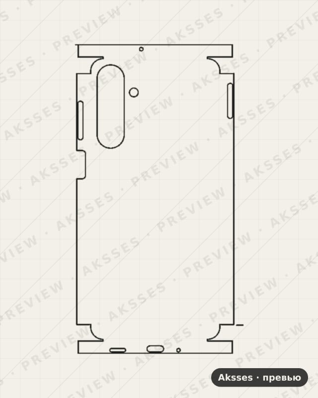 Лекало для Samsung Galaxy F16 5G, All Inclusive, Clear