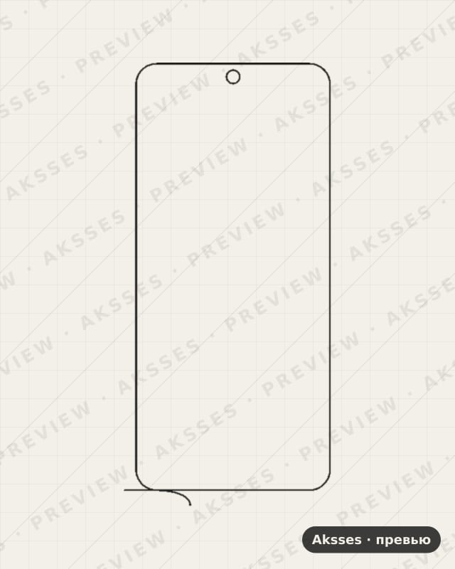 Лекало для Vivo iQOO Z10R, Front Full, Matte