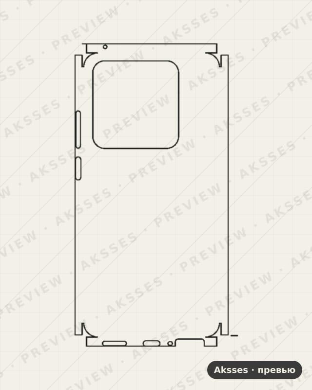 Лекало для GT-ser. REALME GT7 Pro, All Inclusive, Clear