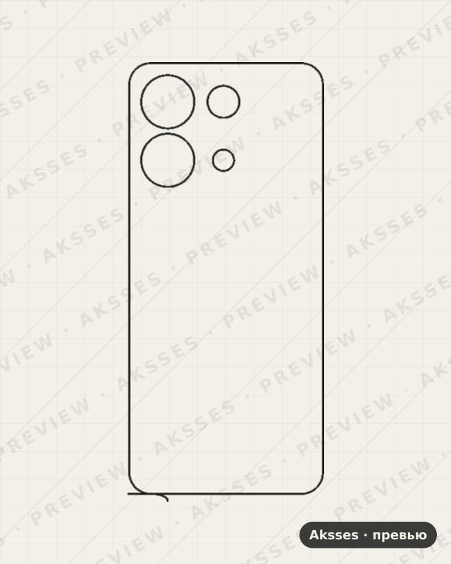 Лекало для Umidigi G9 5G, Back, Clear
