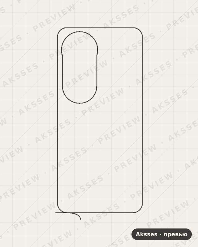 Лекало для Vivo T4R 5G, Back, Clear