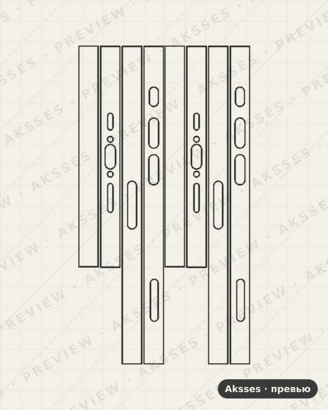 Лекало для iPhone 16e, Side Part