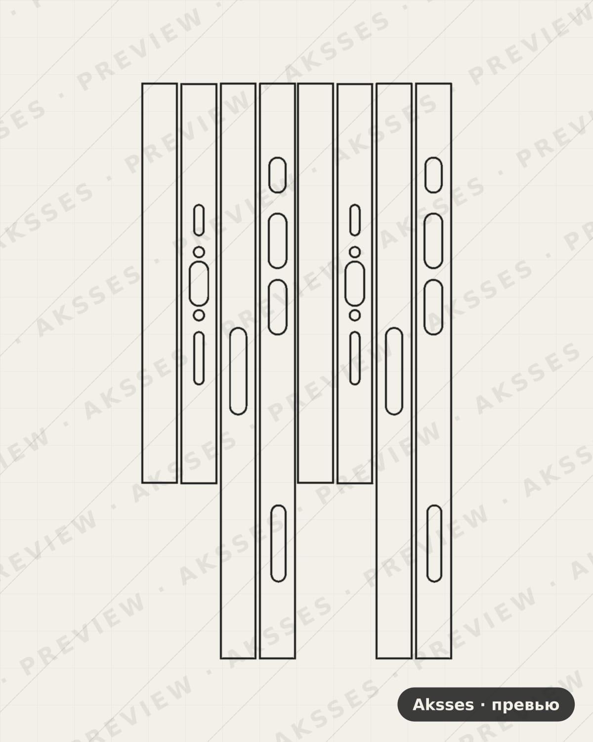 Лекало для iPhone 16e, Side Part