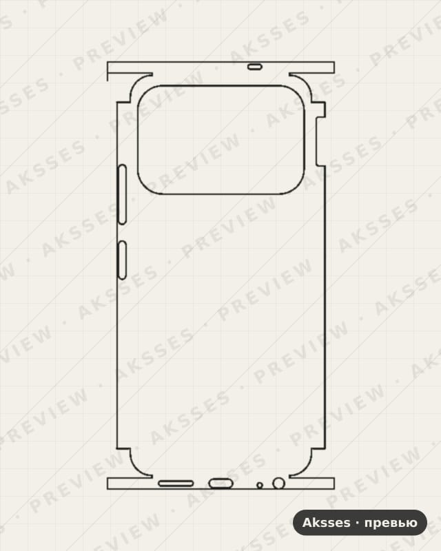 Лекало для ser. TECNO Spark 40, All Inclusive, Clear