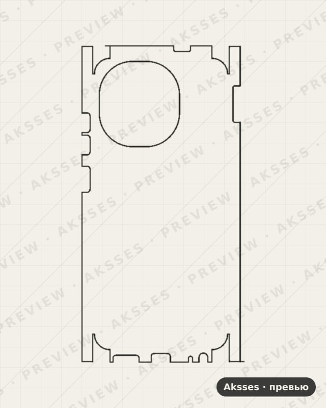 Лекало для ser. TECNO Spark Go 1, All Inclusive, Clear