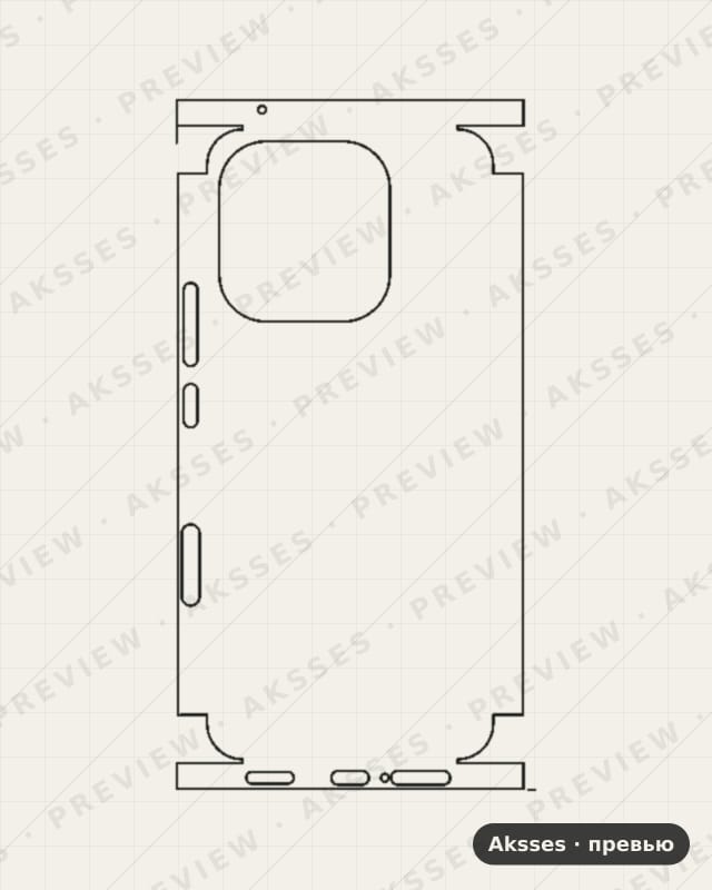 Лекало для Honor X70i, All Inclusive, Clear