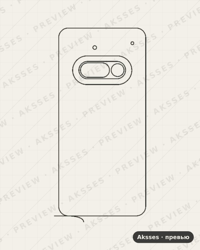 Лекало для Nothing Phone (3a), 3a, Back
