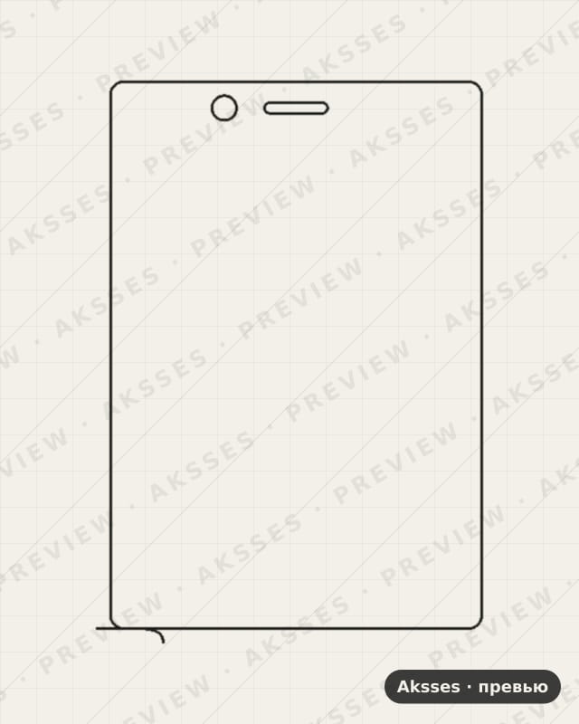 Лекало для CAT S22 Flip, Front Full, Matte