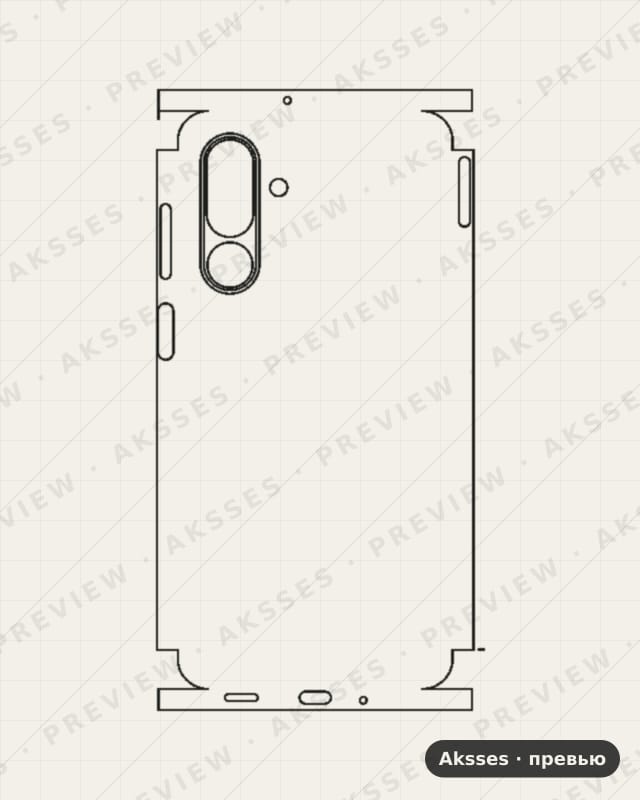 Лекало для Samsung Galaxy F36 5G, All Inclusive