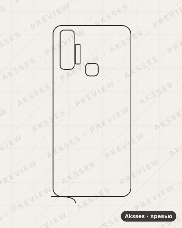 Лекало для Allview Soul X7 Pro, Back