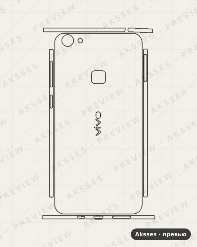 Лекало для Vivo X6, All Inclusive