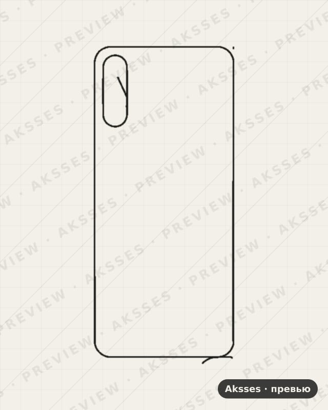 Лекало для Vivo iQOO Neo, Back Cover