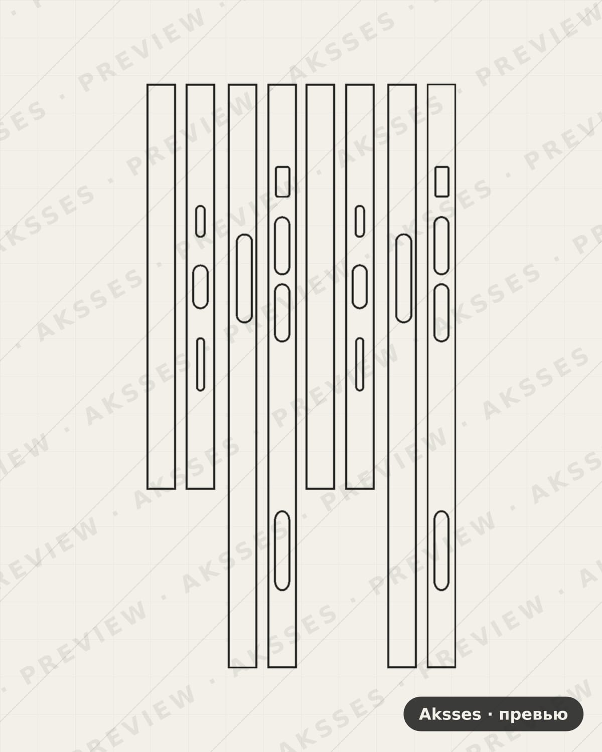 Лекало для iPhone 15, Clear, Side Part