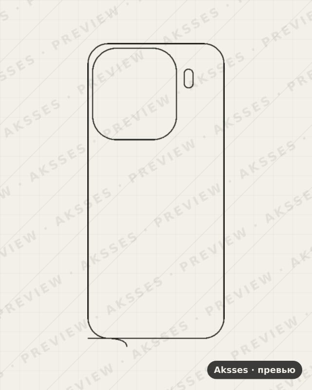 Лекало для Find--ser. OPPO Find X9 Pro, Back, Clear