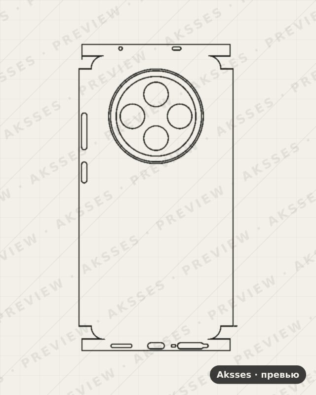 Лекало для Reno-ser. OPPO Reno 12F 4G, All Inclusive