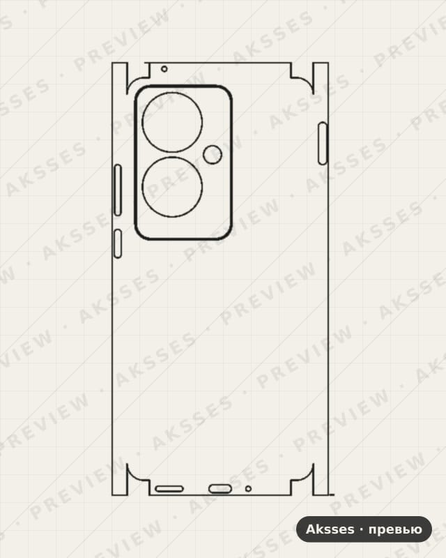 Лекало для Reno-ser. OPPO Reno11 F, All Inclusive
