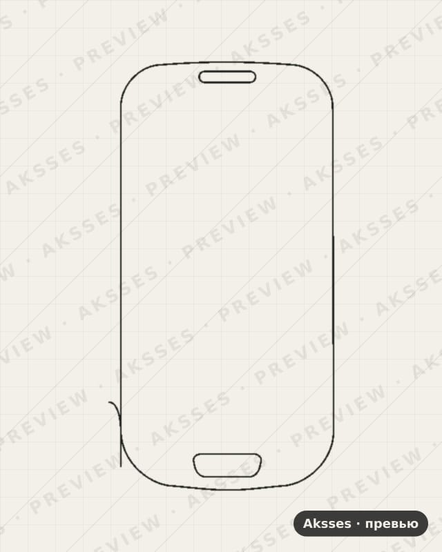 Лекало Galaxy S3 Mini для Samsung S3 mini, Front Shell