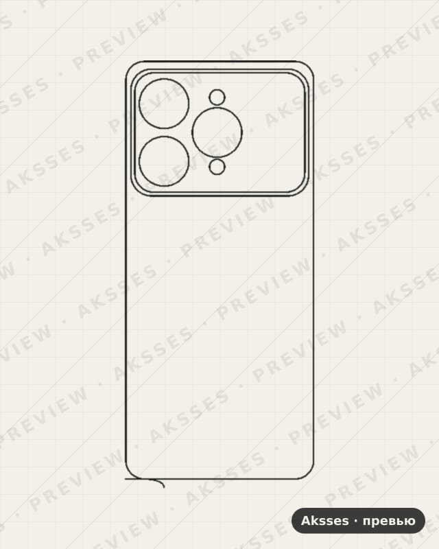 Лекало для Oukitel C6, Back