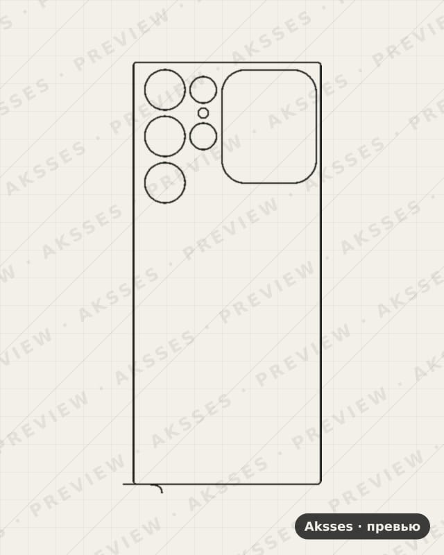 Лекало для Oukitel C62 Pro, Back