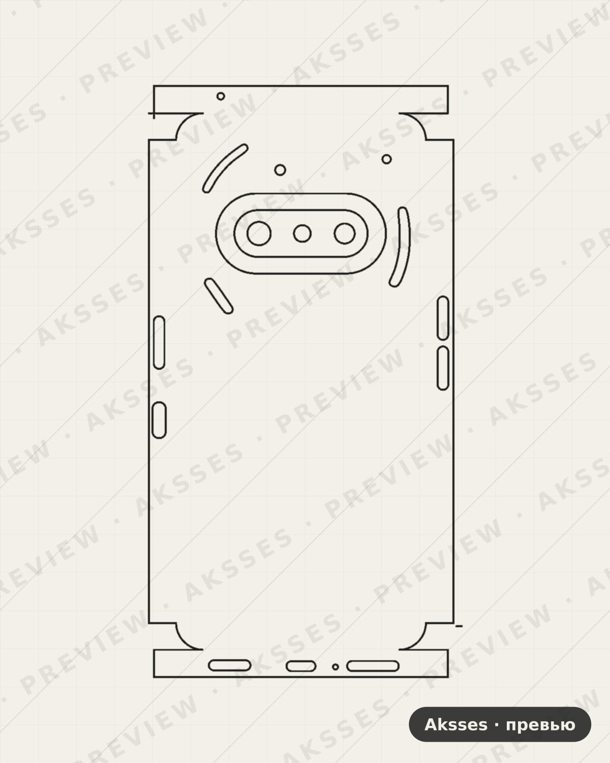 Лекало для Nothing Phone (3a), 3a, All Inclusive