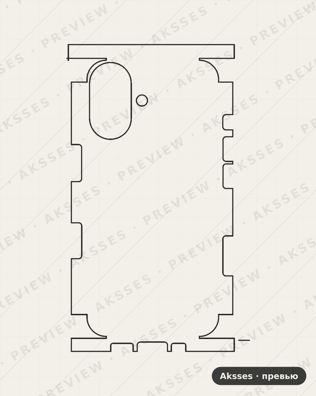 Лекало для iPhone 16, All Inclusive, Clear, Flexy