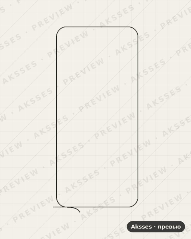 Лекало для Honor Magic8 Lite, Front Shell