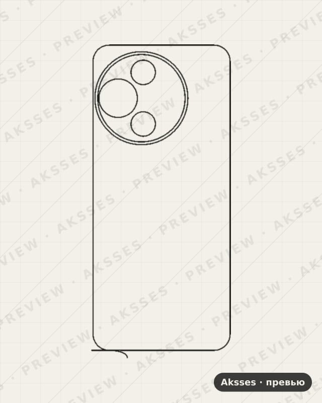 Лекало для TCL 60 SE NxtPaper, Back