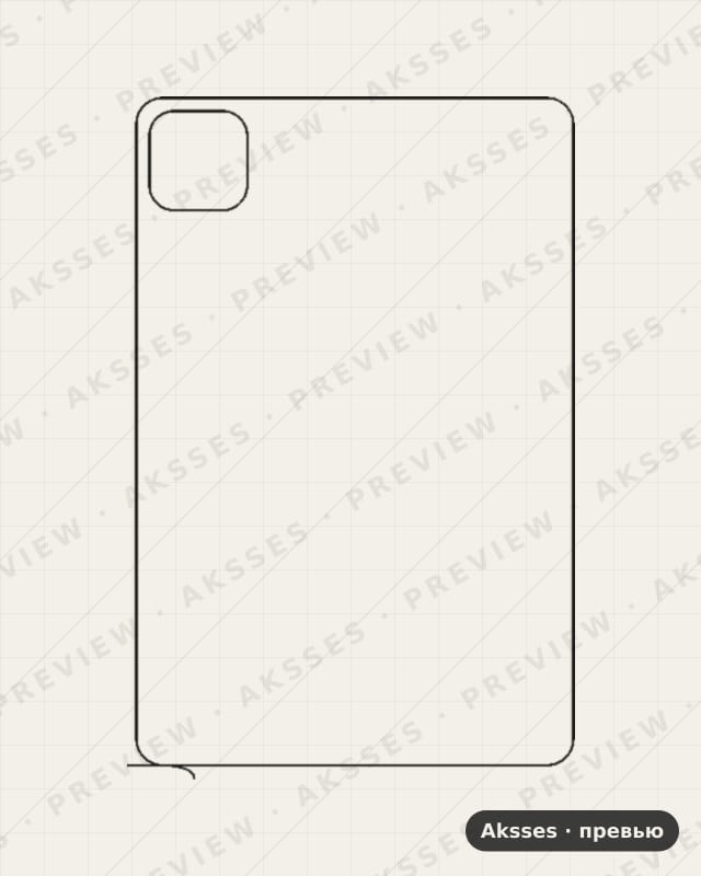 Лекало для Telzeal P201, Back