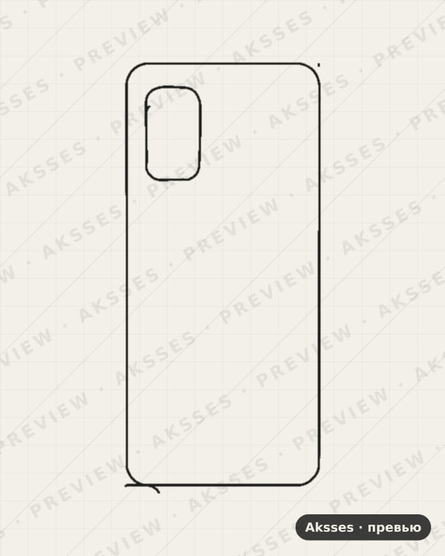 Лекало для Vivo V19（Overseas edition）, Back Cover, Overseas Edition