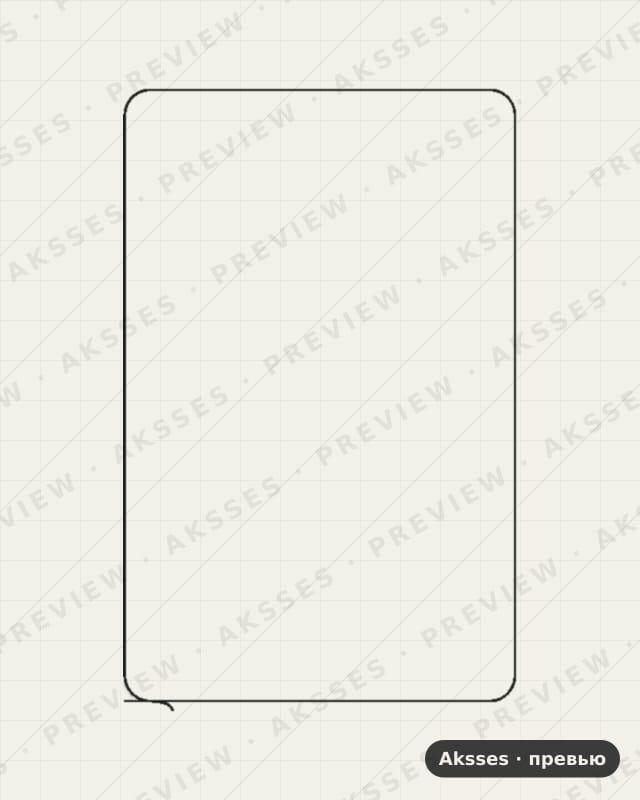 Лекало для Nubia Pad Pro, Front Shell