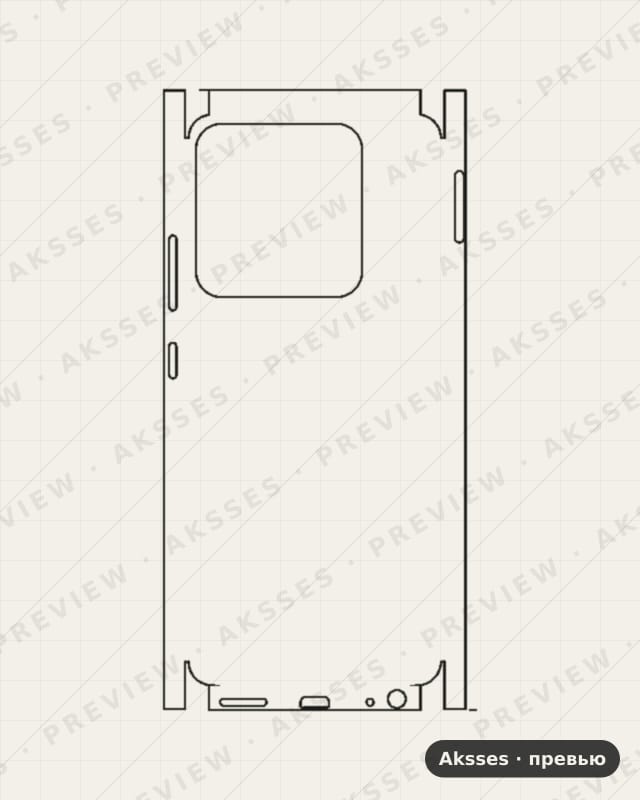 Лекало для Smart-ser. Infinix Smart 7, All Inclusive, Clear