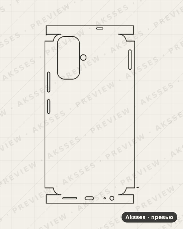 Лекало для Smart-ser. Infinix Smart 10, All Inclusive, Clear