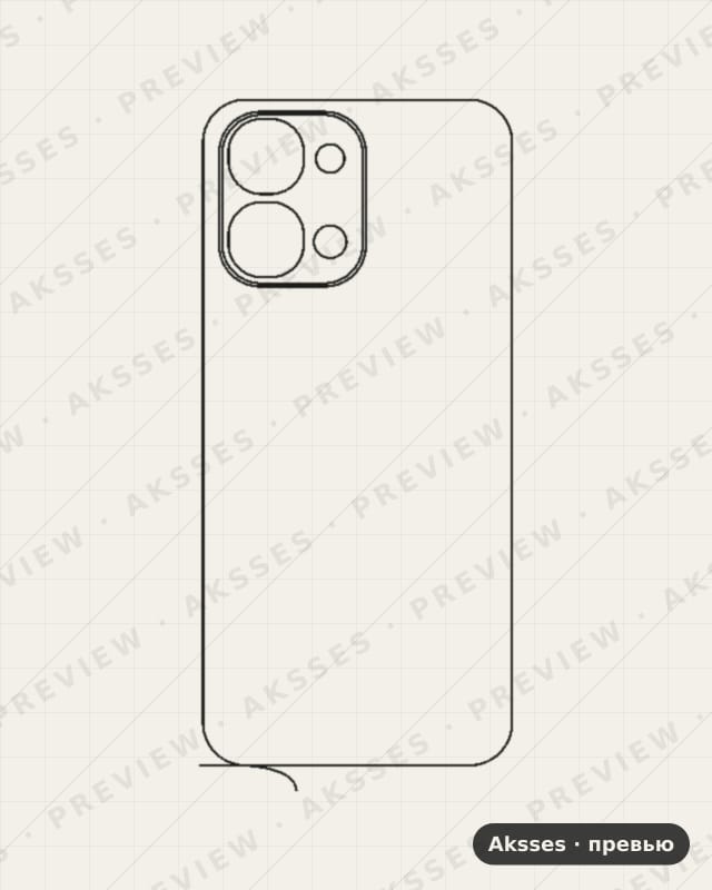 Лекало для Vivo Y500i, Back