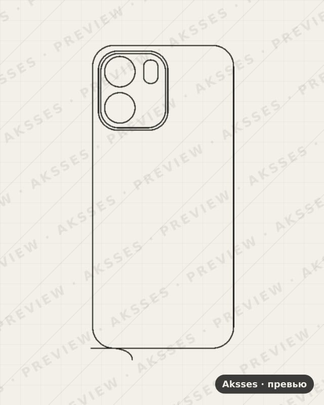 Лекало для -ser.One Plus Turbo 6V, Back