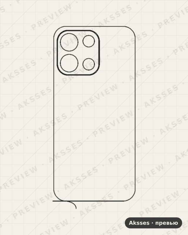 Лекало для -ser.One Plus Turbo 6, Back