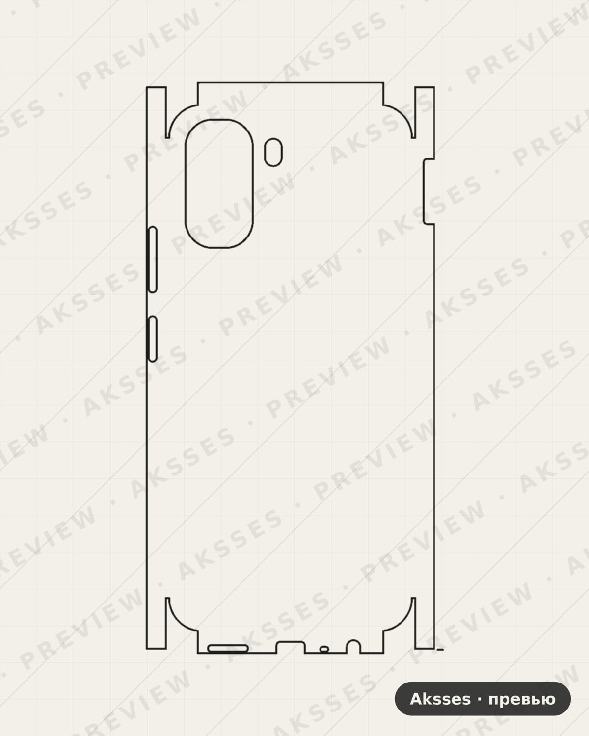 Лекало для A-ser. OPPO A6t 5G, All Inclusive, Flexy