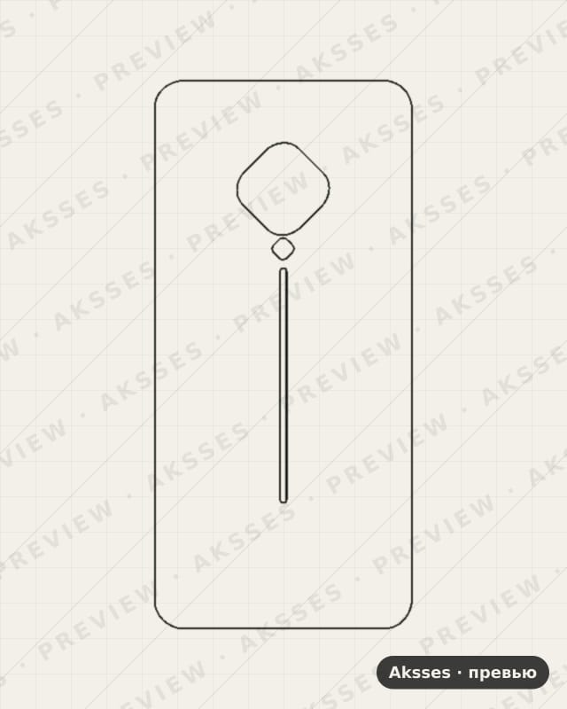 Лекало для Vivo S5, Half Cover