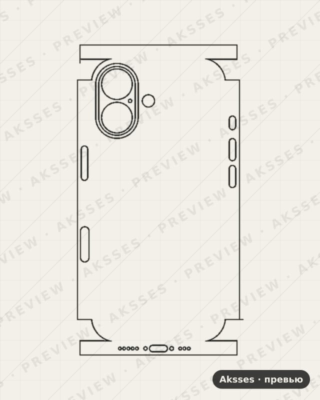 Лекало для iPhone 17, All Inclusive, Esim
