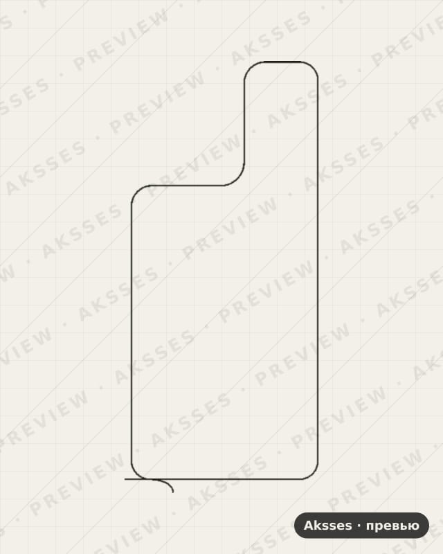 Лекало для Motorola Moto G17, Back, Clear