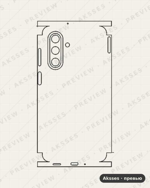 Лекало для Samsung Galaxy M17 5G, All Inclusive