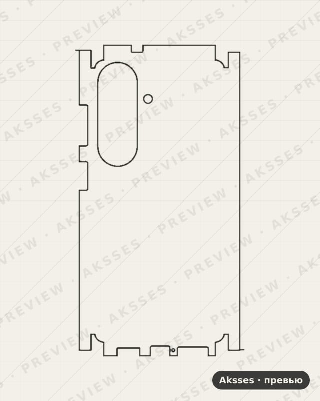 Лекало для Samsung Galaxy S26, All Inclusive, Clear