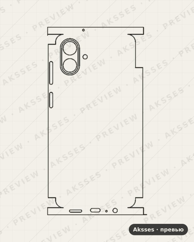 Лекало для Samsung Galaxy A07, All Inclusive