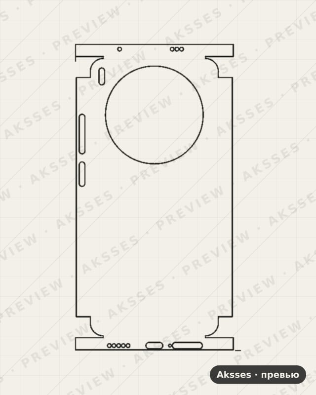 Лекало для Vivo X300, All Inclusive, Clear