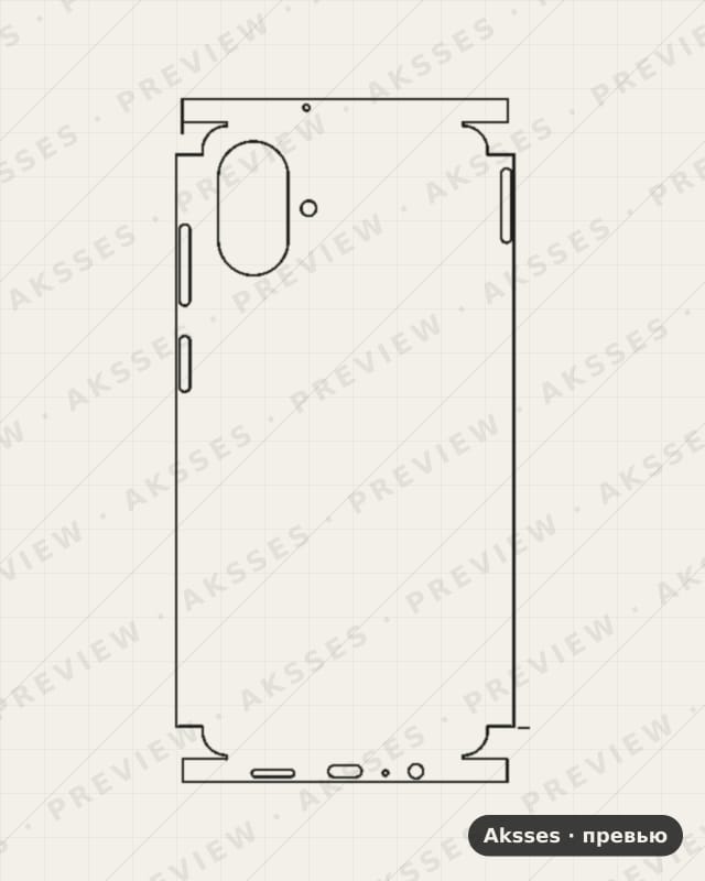 Лекало для Samsung Galaxy M07, All Inclusive, Flexy