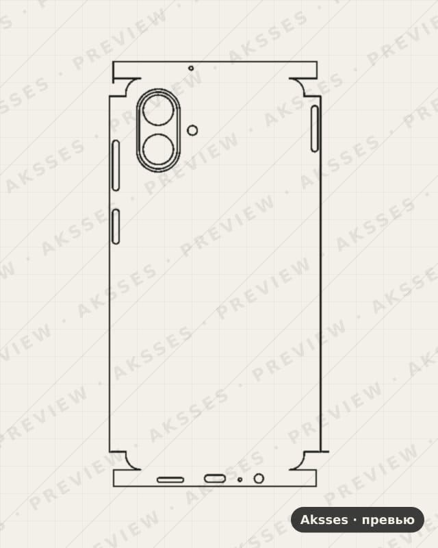 Лекало для Samsung Galaxy M07, All Inclusive