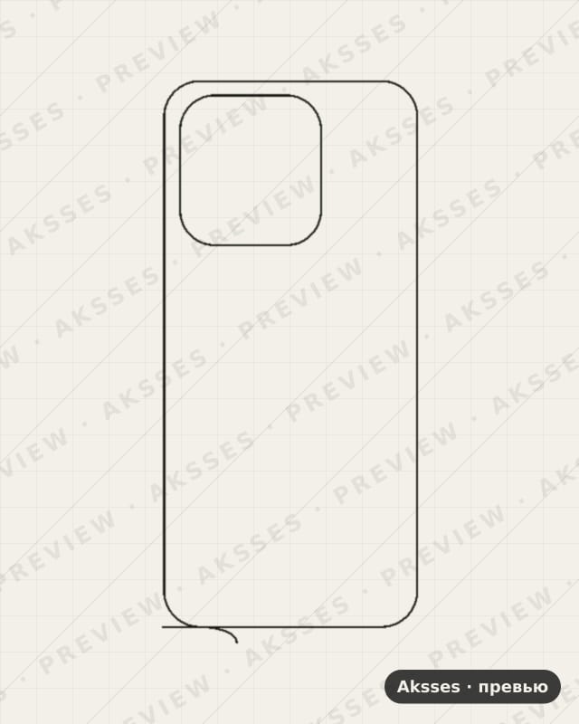 Лекало для Honor 600 Lite 5G, Back, Clear